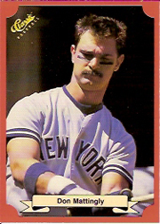 1988 Classic Red Baseball Cards        152     Don Mattingly